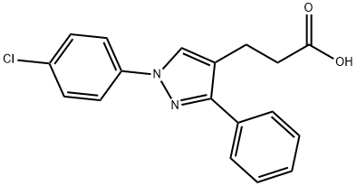 1-(4-CHLOROPHENYL)-3-PHENYLPYRAZOLE-4-P& Structure