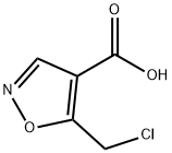 5-(CHLOROMETHYL)ISOXAZOLE-4-CARBOXYLIC & Structure