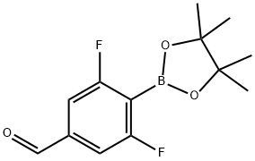 2,6-DIFLUORO-4-FORMYLPHENYLBORONIC ACID& Structure