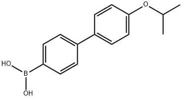 4-(4'-ISOPROPOXYPHENYL)PHENYLBORONIC AC& Structure