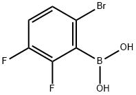 2-BROMO-5,6-DIFLUOROPHENYLBORONIC ACID Structure