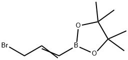 trans-3-bromo-1-propen-1-ylboronic acid pinacol ester Structure