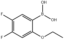 4,5-DIFLUORO-2-ETHOXYPHENYLBORONIC ACID Structure