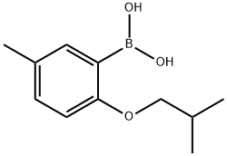 2-ISOBUTOXY-5-METHYLPHENYLBORONIC ACID Structure