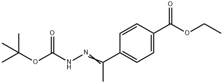 (Z)-tert-부틸2-(1-(4-(메톡시카르보닐)페닐)에틸리덴)히드라진카르복실레이트 구조식 이미지