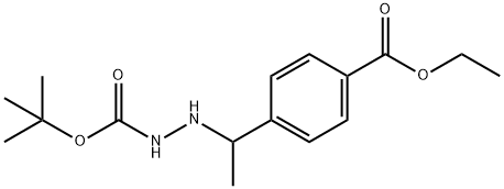 TERT-부틸2-(1-(4-(에톡시카보닐)페닐)에틸)하이드라진카복실레이트 구조식 이미지