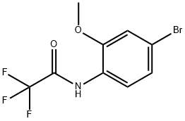 N-(4-Bromo-2-methoxyphenyl)-2,2,2-trifluoroacetamide Structure