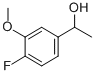 1-(4-FLUORO-3-METHOXYPHENYL)ETHAN-1-OL Structure