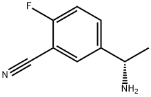 5-((1S)-Aminoethyl)-2-fluorobenzonitrile 구조식 이미지