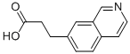 3-(이소퀴놀린-7-YL)프로판산 구조식 이미지