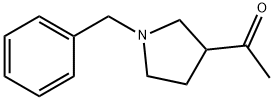 1-(1-벤질-피롤리딘-3-YL)-에타논 구조식 이미지