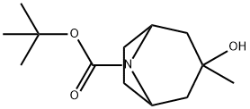 (1R,3R,5S)-tert-butyl 3-hydroxy-3-methyl-8-azabicyclo[3.2.1]octane-8-carboxylate 구조식 이미지