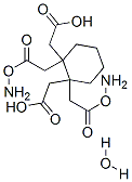 trans-1,2-Cyclohexylenedinitrotetraacetic acid hydrate 구조식 이미지