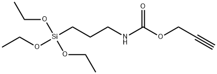 O-(PROPARGYLOXY)-N-(TRIETHOXYSILYLPROPYL)URETHANE Structure