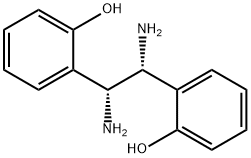 (1R,2R)-1,2-BIS(2-HYDROXYPHENYL)ETHYLENEDIAMINE, 95% Structure