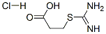 3-(amidinothio)propionic acid hydrochloride Structure