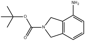 TERT-BUTYL 5-AMINOISOINDOLINE-2-CARBOXYLATE Structure