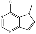 4-хлор-5-метил-5H-пирроло [3,2-d] пиримидин структурированное изображение