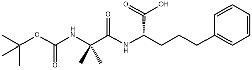 Norvaline, N-[(1,1-dimethylethoxy)carbonyl]-2-methylalanyl-5-phenyl- (9CI) Structure