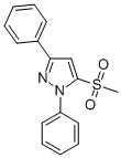 1,3-디페닐-5-메탄술포닐-1H-피라졸 구조식 이미지