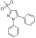 1,5-디페닐-3-메탄술포닐-1H-피라졸 구조식 이미지
