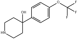 4-[4-(TRIFLUOROMETHOXY)PHENYL]-4-PIPERIDINOL Structure