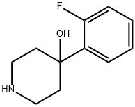 4-(2-FLUORO-PHENYL)-PIPERIDIN-4-OL Structure