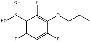 3-PROPOXY-2,4,6-TRIFLUOROPHENYLBORONIC & 구조식 이미지