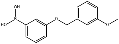 3-(3'-METHOXYBENZYLOXY)PHENYLBORONIC AC& Structure