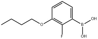 3-Butoxy-2-fluorophenylboronic acid Structure