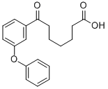 7-OXO-7-(3-페녹시페닐)헵탄산 구조식 이미지