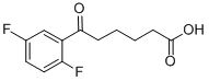 6-(2,5-디플루오로페닐)-6-OXOHEXANOICACID 구조식 이미지