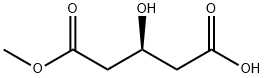 (S)-3-Hydroxyglutaricacidmonomethylester Structure