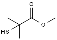 메틸2-메르캅토-2-메틸프로피오네이트 구조식 이미지