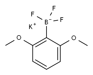 2,6-디메톡시페닐트리플루오로붕산 칼륨 구조식 이미지