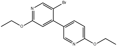 5-BROMO-2,2'-DIETHOXY-4,5'-비피리딘 구조식 이미지