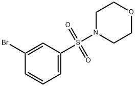 4-(3-BROMOPHENYLSULFONYL)MORPHOLINE 구조식 이미지