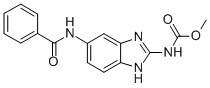 CARBAMIC ACID, [5-(BENZOYLAMINO)-1H-BENZIMIDAZOL-2-YL]-, METHYL ESTER Structure