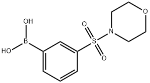 3-(N-MORPHOLINYLSULPHONAMIDO)BENZENEBORONIC ACID Structure