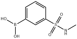 3-METHYLSULFAMOYLPHENYLBORONIC ACID 구조식 이미지