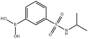 3-(N-ISOPROPYLSULFAMOYL)PHENYLBORONIC ACID Structure