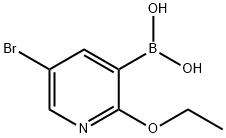 5-BROMO-2-ETHOXYPYRIDIN-3-YLBORONIC ACID Structure