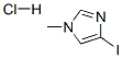 4-아이오도-1-메틸-1H-이미다졸,HCL 구조식 이미지