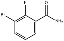 3-Bromo-2-fluorobenzamide Structure