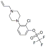 3-(4-ALLYLPIPERAZIN-1-YL)-2-CHLOROPHENYL TRIFLUOROMETHANESULFONATE 구조식 이미지