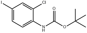 TERT-BUTYL 2-CHLORO-4-IODOPHENYLCARBAMATE Structure