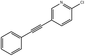 Pyridine, 2-chloro-5-(phenylethynyl)- Structure