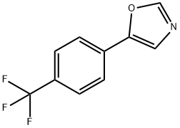 5-[4-(트리플루오로메틸)페닐]-1,3-옥사졸 구조식 이미지