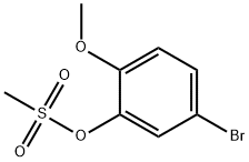 5-브로모-2-메톡시페닐메탄설포네이트 구조식 이미지