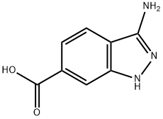 3-amino-1H-indazole-6-carboxylic acid Structure